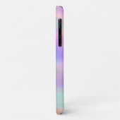 Girly Modern Iridescent Rainbow Aangepaste Naam Case-Mate iPhone Case (Achterkant/links)