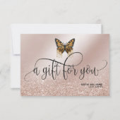 Girly Modern Monarch Butterfly-certificaat (Voorkant)