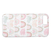 Girly Modern Rainbow Pattern Case-Mate iPhone Case (Achterkant (Horizontaal))