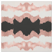 Girly Modern Roos Gold Pink Glitter Borstel Stof (Swatch)