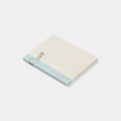Girly Modern, Stippen, Nep Gouden Glitterende Kat Post-it® Notes (Schuin)