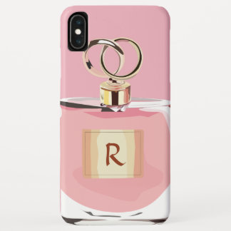Girly Monogram Beauty Pink Stylish Perfume Bottle Case-Mate iPhone Case
