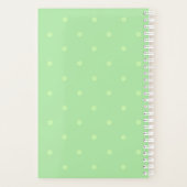 Girly Monogram Beer Green 2025 Planner (Achterkant)