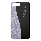 Girly Monogram Bling Case-Mate iPhone Case (Achterkant)