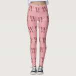Girly Monogram en Naam roze blush rood Leggings<br><div class="desc">Girly Monogram en Naam roze blush rode kalligrafie Monogram en Naam geschreven over het monogram in tinten van roze en blush. Het monogram is een grote letter in donkerroze rood en de naam is geschreven in handschrift letters met zeer bleke roze kleur. De kleuren van de letters van het monogram...</div>