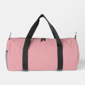 Girly Monogram en Naam roze blush rood Plunjezak (Achterkant)