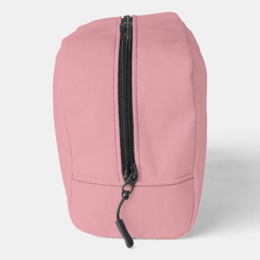 Girly Monogram en Naam roze blush rood Toilettasje (Rechts)