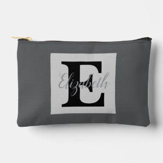 Girly Monogram en Naam roze paarse Bagage Etui