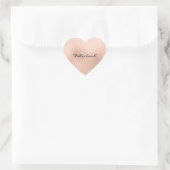 Girly Monogram Hart Glitter Roos Sweet 16th Sticker (Tas)