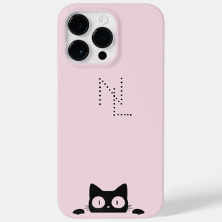 Girly Monogram minimalistisch Case-Mate iPhone 14 Pro Max Hoesje