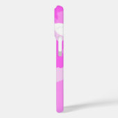 Girly Monogram Pink White Camouflage Pattern Case-Mate iPhone Case (Achterkant / Links)