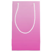 Girly Monograms Ombre Dusty roos Blush Pink Klein Cadeauzakje (Voorkant)