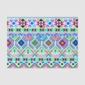 Girly Native Aztec Tribal Tissuepapier (Voorkant)