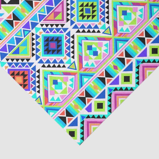 Girly Native Aztec Tribal Tissuepapier (Detail)