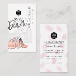 Girly New York Fashion Week-ontwerper Visitekaartje