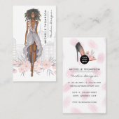 Girly New York Mode Designer Visitekaartje (Voorkant / Achterkant)