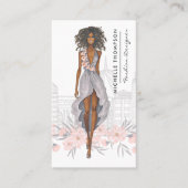 Girly New York Mode Designer Visitekaartje (Voorkant)