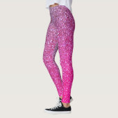 Girly Ombre Pink & Paarse Glitter Leggings (Links)