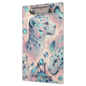 Girly Opal Leopard Print Office School Klembord (Links)