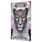 Girly Opal Leopard Print Office School Klembord (Links)