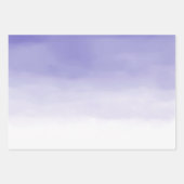 Girly Paars Gold Ombre Leopard Print Inpakpapier Vel (Voorkant 2)