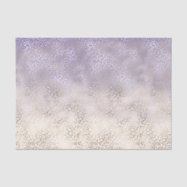 Girly Paars Gold Ombre Leopard Print Tissuepapier