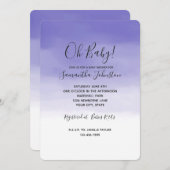 Girly Paars Ombre Kaart (Voorkant / Achterkant)