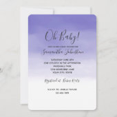 Girly Paars Ombre Kaart (Voorkant)