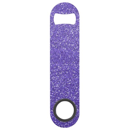 Girly Paars Sparkle Glitter Speed Flessenopener (Voorkant)