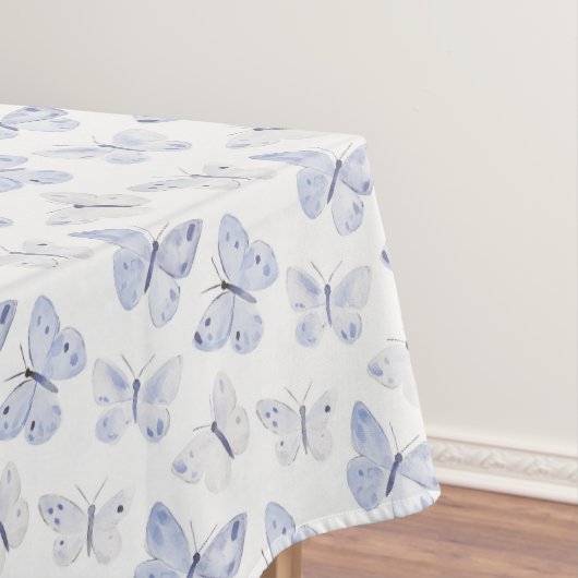 Girly Paarse Lavendel Vlinders Verjaardag Tafelkleed (Voorbeeld)