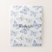 Girly Paarse lavendelvlinders Legpuzzel (Verticaal)