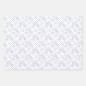 Girly Paarse Stippen Hearts Leopard Print Inpakpapier Vel (Voorkant 2)