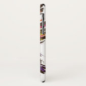 Girly Paint Splashed Realistic Butterfly Monogram Case-Mate iPhone Case (Achterkant/links)