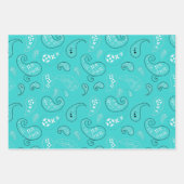 Girly Paisley Bandana Assortment Inpakpapier Vel (Voorkant)