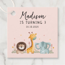 Girly Party Wild Animals Verjaardag
