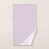 Girly Pastel Paarse Regenboog Zeemeermin Verjaarda Bad Handdoek (Handdoek)
