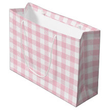 Girly Pastel Pink Gingham Pset