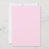 Girly Pastel Rainbow Verjaardag Uitnodiging (Achterkant)
