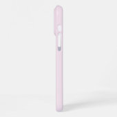 Girly Pastel Roze 16 Foto Collage & Monogram iPhone Hoesje (Linkerkant)