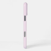 Girly Pastel Roze 16 Foto Collage & Monogram iPhone Hoesje (Rechterkant)