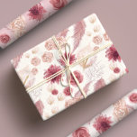 Girly Pastel Roze Bloemen Rozen & Wildflower Inpakpapier Vel<br><div class="desc">Voeg een vleugje vrouwelijke charme toe aan uw geschenken met onze Girly Pastel Pink Floral Rozen & Wildflower Wrapping Paper Sheets. Dit mooie inpakpapier heeft een delicate pastelroze achtergrond versierd met zachte, bloeiende rozen en grillige wilde bloemen. Het bloemige ontwerp straalt een lieflijke, romantische sfeer uit, ideaal voor verjaardagen, vrijgezellenfeesten...</div>