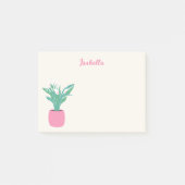 Girly Peace Lily Houseplant Post-it® Notes (Voorkant)