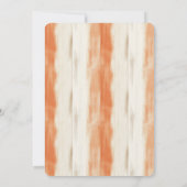 Girly Peach Butterfly Birthday Kaart (Achterkant)