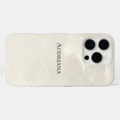 Girly Pearl White Glam Case-Mate iPhone Case (Achterkant (horizontaal))
