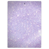 Girly Periwinkle Blue Glitter Blush Monogram name Klembord (Achterkant)