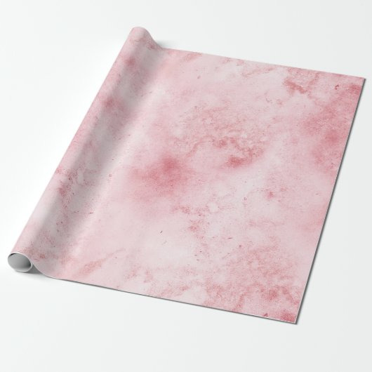 Girly Pink Abstract Cadeaupapier (Uitgerold)