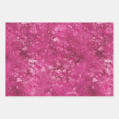 Girly Pink Abstract Glitzy Glam Glitter Inpakpapier Vel (Voorkant)