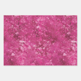 Girly Pink Abstract Glitzy Glam Glitter Inpakpapier Vel