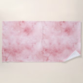 Girly Pink Abstract Strandlaken (Voorkant)