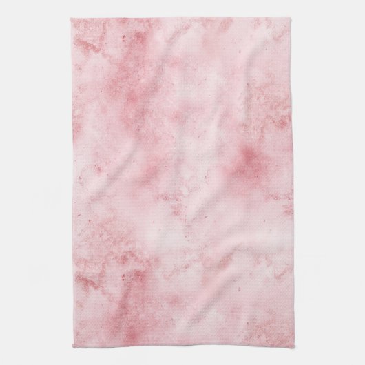 Girly Pink Abstract Theedoek (Verticaal)